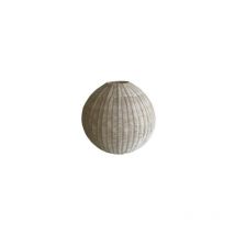 Lustre sphère en rotin naturel cmø37h37