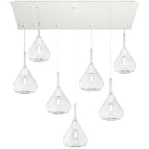 Top-light - Lustre top light kona 1177 bi s7 r tr e27 plafonnier moderne à led