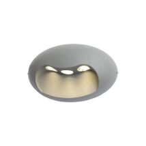 Eyes Lampada Da Esterno A Led Integrato 9 W, Grigio Chiaro, 12 X 18 Cm - Lutec