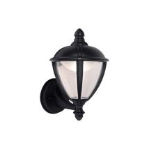 Lutec Unite Lampada da Esterno a led Integrato 9 w, Nero, 19.8 x 26.1 cm