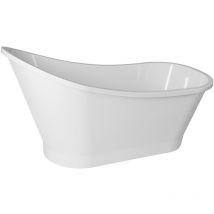 Polysan - luton Freestanding Bath 159x73x80cm, White