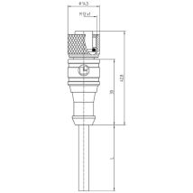 Lutronic 1065 Connettore Confezionato Per Sensore O Attuatore M12 Giunto Dritto 2.00 M Numero Di Poli: 4 1 Pz.