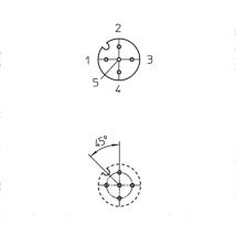 Lutronic - 1229 Sensor-/Aktor-Einbausteckverbinder M12 Buchse, Einbau Polzahl Sensoren: 5 1 St.