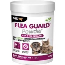 Control de insecte planet ligne puces guard poudre chats perro (60 g)