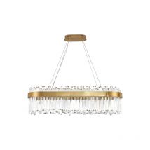 Lux - lustre en cristal oblong 100 cm