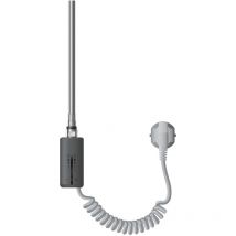 Lément Chauffant pour Radiateur, 1200W, Anthracite, en Acier Inoxydable, avec Thermostat, Contrôle Température, Minuterie, Commande Tactile,