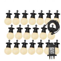 Catena Luminosa Per Esterno 20 Luci 11lm 24v (trasf.incluso) Honolulu Luxform