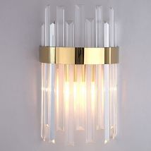 Luxor - Wandleuchte aus goldenem Kristall
