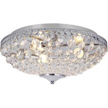 Lux.pro - Lámpara de techo colgante - Cristales de Arte centelleantes (3 x E14) - cromo [ ]