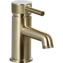 Gravity Bathrooms - Luxury Modern Mono Basin Mixer - Brushed Brass