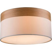 Globo - deckenleuchte - Chipsy - beige - holz metall - ø 40cm -