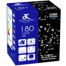 Luz nav. 8 func. led 180 luces bl Juinsa