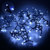 Vacchetti - Luz de alambre 150 led blanco frío luz fija cm300 al. uso externo fijo