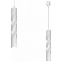 Luz De Carril Colgante Trenzada Blanca 3w Led