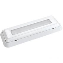 Normalux - Luz led de emergencia 'Dunna' de superficie (0,4W 5700K 45lm) IP44/IK07 32,2x12x4,5cm color blanco