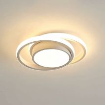 Comely - Plafón led Moderno, Lámpara de Techo Redonda 27cm - 32W - Blanco - Luz Cálida 3000K
