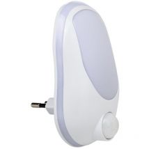 Smartwares - Luz de noche con sensor de movimiento 10.013.04/ 0.4w/ blanca