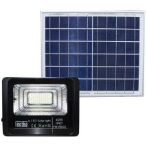 Mediawave Store - Luz led con carga solar 40W impermeable IP67 FB-8840 6500K luz fría