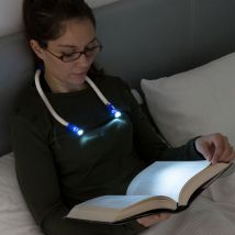 Nereled Azul, Blanco Linterna cuello led - Innovagoods