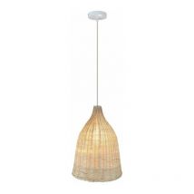 Cristalrecord - Luzon 1xE27 suspension en rotin 25cm