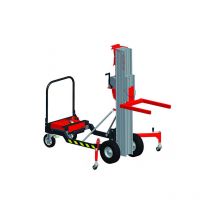 Potence de levage fourches inversées - Levée max 5m - Charge 200kg - Manutention sur chantier et atelier - 300880