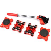 Jormftte - Lève-meubles portable et robuste pour un déplacement facile et sûr, adapté aux machines à laver, canapés et armoires, hauteur réglable