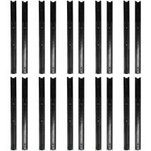 22in 10 Paare Schublade Slide 3 Sections Extension Large Load Bearing Guide Rail for Home Office - Lycxames