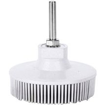 Lycxames - Elektrische Schmirgel- und Gummischeibenbürste, Schleifbürste, Entgraten, Polieren, Schleifscheibe, Schmuck, Holz, Metall, Polieren (7,5