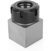 Lycxames Er32 Spannzangenblock Spannzangenhalter für Drehmaschine, Graviermaschine, Fräsmaschine, Spannsatz (quadratisch)