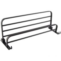 Haushalt Badezimmer Toilette Wand montiert Folding Handtuchhalter Raum Aluminium Handtücher Aufhänger Regal - Lycxames