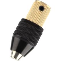 Aiducho - lycxames Mini-Selbstspannfutter, Mini-Bohrfutter, Spannkapazität 0,3–3,4 mm (2,35 mm Loch), Mini-Bohrmaschinen-Zubehör, Spannzange, für