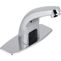 Lycxames - Automatischer Infrarot-Sensor-Wasserhahn, Handwasch-Wasserhahn, Küchen-Badezimmer-Waschbecken-Wasserhahn mit Steuerkasten