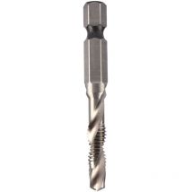 Lycxames - Sechskantschaftbohrer, Sechskantgewindebohrer, M6 hss 1/4 Zoll Bits für metrische Bohrer