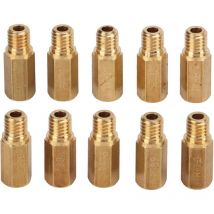 Lycxames - Vergaserdüsensatz, 10-teiliger Metallvergaser-Hauptdüsensatz, Ersatz für die Vergaser-Hauptdüse für Fcr Mx Pwm Pe Pj 155-178