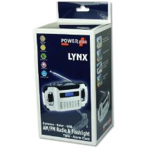 Powerplus - Radio Réveil Solaire Et Dynamo: Lynx