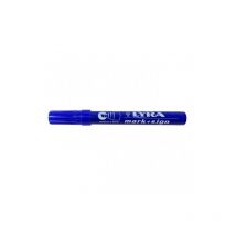 Rotulador De Tinta Permanente "lyra". Medio-Punta Cuadrada Azul Azul - Acha