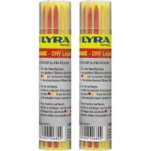 Ersatzminen graphit (gelb und rot) Doppelpackung für Dry Profi led - Lyra