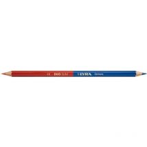 Bürofarbstift rot/blau Länge 178 mm ø 6,8 mm - Lyra