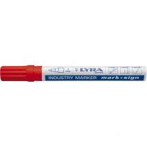 Lrya 114 Marker Lackmalstift Strichbreite 3 mm (wasserfest) Lackstift rot
