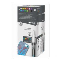 Lyra mark all punta sottile 0,7mm. blu x6