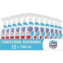 Spray azione bagno set 12 pz x 700 ml disinfettante anticalcare - Lysoform