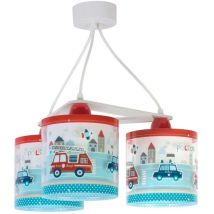 Lúzete - Lampe À Suspension 3 Lumières Police