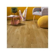 M barlinek, roble rubio barnizado, l.13 cm, parquet laminado Sans marque