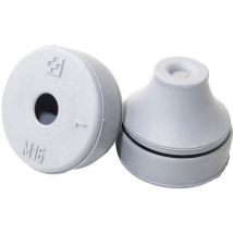 WKK 2100 Kabeldurchführung Klemm-Ø (max.) 7 mm EPDM Silber-Grau (RAL 7001) 1 St.