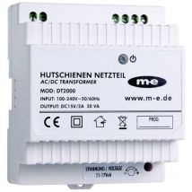 Dt 2000 Interphone Alimentation pour rail din blanc - M-e Modern-electronics