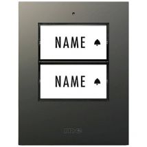 41305 Campanello senza fili Trasmettitore Illuminato , con targhetta - M-e Modern-electronics