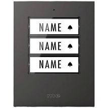 M-e Modern-electronics - 41307 Sonnette sans fil Emetteur éclairée, avec porte-nom
