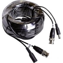 m-e modern-electronics 55323 Fotocamera, Video, Alimentazione Cavo di collegamento 30.00 m Nero