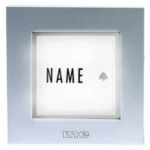 KTB-1 s Pulsantiera per campanello con targhetta 1 parte Argento 12 V/1 a - M-e Modern-electronics