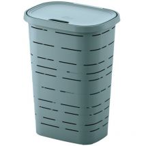 M-HOME - Coffre à linge signature 55l bleu ciel